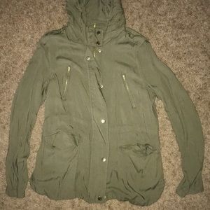Army green light weight jacket